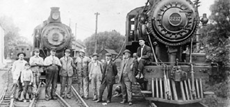 Steam engine train :: Click to see a larger version